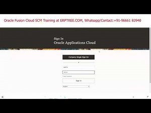 Oracle Fusion SCM Training | Rapid Implementation & Employee User Creation | 15th Session