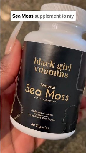 Why I love Black Girl Vitamins Organic Seamoss🌱✨ #hormonehealth