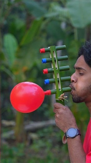 Beautyful balloone hand craft and bamboo Creations #Diy #Bambooart #Craft