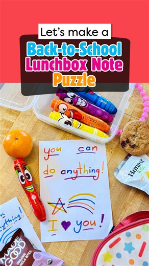 Official Scentos on Instagram: "🖍✨ Turn a lunchbox note into a first-week-of-school, unique brain-teaser for kids - All you need is paper + Scentos® markers! Send some love in their lunchboxes in a fun new way! ✏️📚🎒 #backtoschool #lunchbox #firstdayofschool"