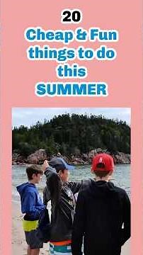 20 Cheap & Fun Summer ideas ☀️