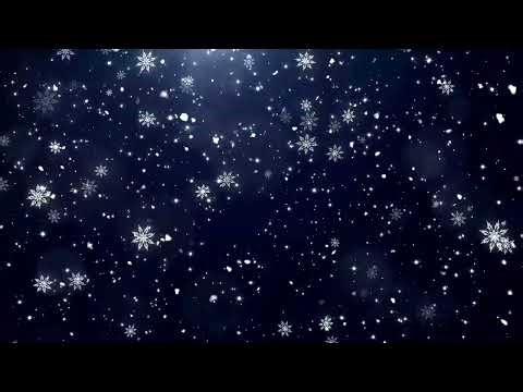 1 hour- 4K HD Snow Flakes