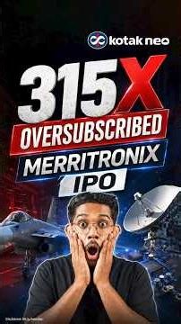Merritronix IPO Allotment Status - 315X Oversubscribed SME IPO | Listing on 8th June 2026