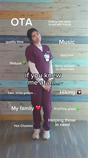 If you knew our OTA student at all you would know these facts about her 💅.... but if not, you can get to know her here 🥹 💚 #Brooklinecollege #ifyouknewmeatall #OTA #oliviadean #occupationaltherapyassistant #student