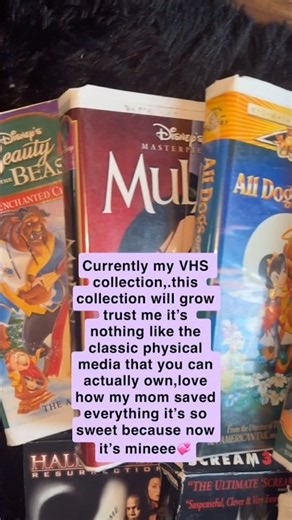 VHS && VHS collection🫶🏽 #vhs #early2000s #movies #y2k #nostalgic #disney #horror #action