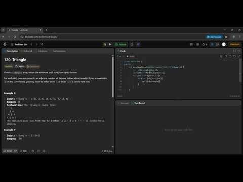 LeetCode | 120. Triangle | Day 120