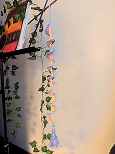 Rainbow Crochet Wind Spinner for Spring - Etsy UK