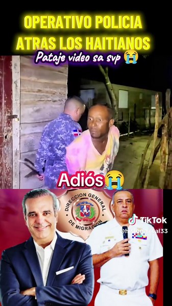 Operativo policia atrás de los haitianos #republicadominicana🇩🇴🇩🇴🇩🇴🤗🥰 #haitiano #republicadominicana🇩🇴 #viraltiktok #migracion