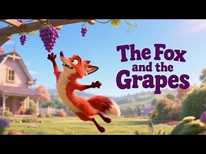 The Fox and the Grapes | Short Stories for Kids | Fabulous Fables
