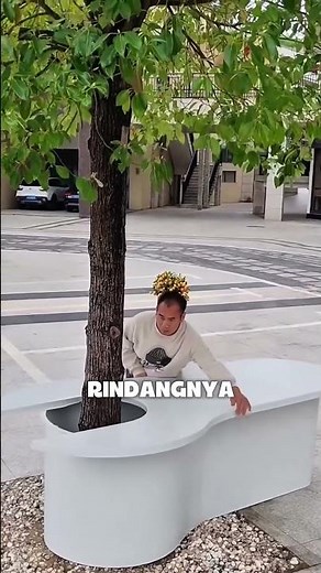 This Unique Table Was Designed to Wrap Around Trees