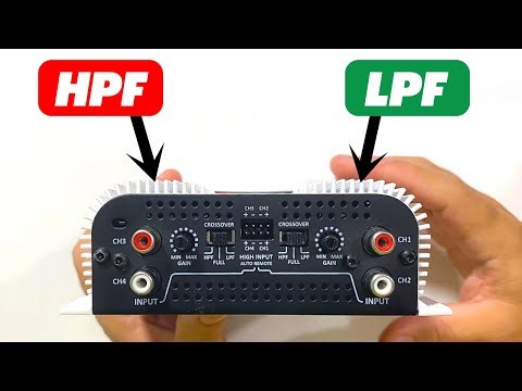 LPF and HPF in amplifiers - How to configure audio power