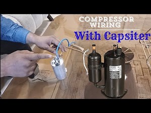 Split Ac Compressor Connection With Combine Capsiter || Compressor CSR Wiring Kaise Karen