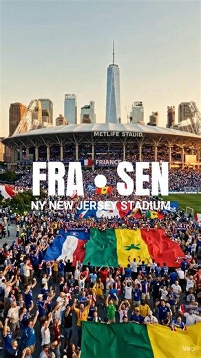 France vs Senegal 🇫🇷🇸🇳🔥 | MetLife Stadium World Cup 2026 Atmosphere