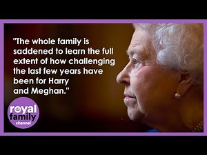 The Queen's Statement on Harry and Meghan's Interview in Full