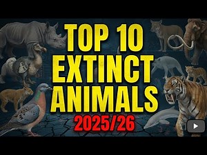 Top 10 Animals That Went Extinct in 2025–2026 😢 | Lost Forever