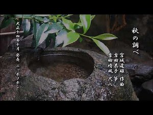 秋の調べ 宮城道雄 作曲／吉田恭子 筝／吉田晴風 尺八【箏曲 レコード】
