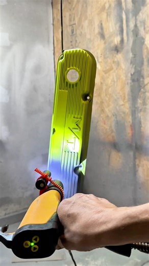 Powder Coating Valve Colors Black and Green