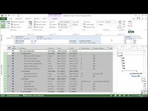 Microsoft Project 2013 Tutorial | Filter Displayed Tasks And Use Of The Callout Task