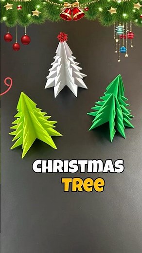How to Make a Paper Christmas Tree 2025 🤩
