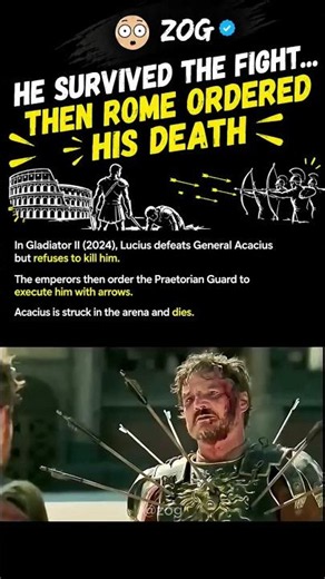 He Survived the Fight… Then Rome Ordered His Death 😳 | Gladiator II