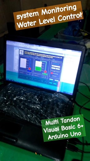 system monitoring water level control multi tandon berbasis ardunio uno dan visual basic 6 #arduino