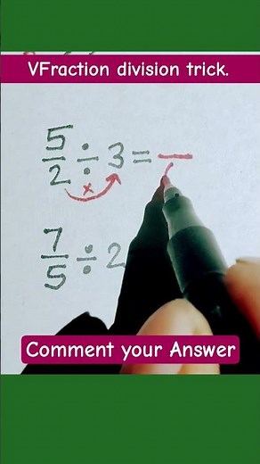Math Easy for Beginners – Fraction Division #maths #mathematica #mathematics #mathstricks #education