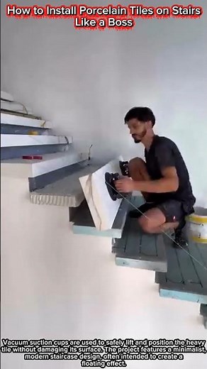 How to Install Porcelain Tiles on Stairs Like a Boss