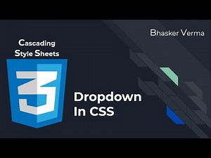 CSS Tutorial for beginners in Hindi #51 | Dropdown Menu in CSS