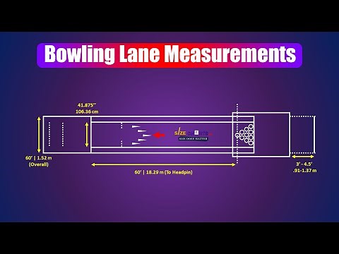 Bowling Lane Measurements Guide And Marking Plan