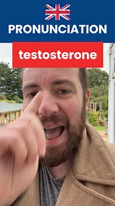 🇬🇧 Learn about the pronunciation of the word ‘testosterone’ and avoid a common mistake in a British RP accent! 🇬🇧🔍 Learn how to pronounce ‘testosterone’ in British English.🔶Are you ready to improve your English fluency? Every day I teach English pronunciation in a British RP accent. I love helping people learn English, so if you want a lesson on anything, let me know. Perfect your British pronunciation on your way to English fluency! 🗣️📈 🌍💬 #englishlearning #learnenglish #learningengli
