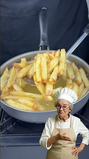 O Segredo das Batatas Fritas Perfeitas (Crocantes por Fora e Macias por Dentro!) 🍟 #dicas #receitas