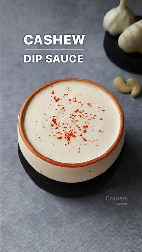 Creamy Cashew Dip Recipe | Quick Dip Sauce | Perfect for Snacks & Salads | Vegan Dip Delight