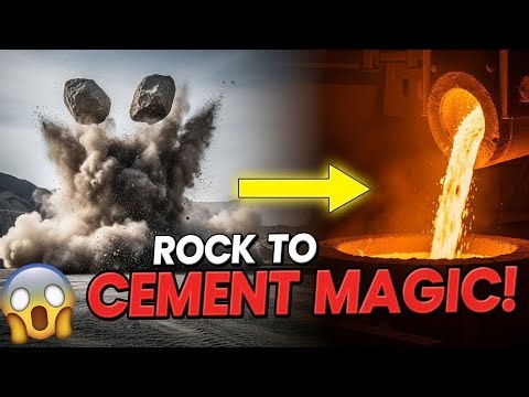 The Shocking Truth Inside Cement Factories – Limestone to Cement Full Process Revealed