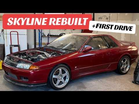 Husband Wife | R32 Skyline Rebuild - Ep. 8 - SKYLINE REBUILD COMPLETE
