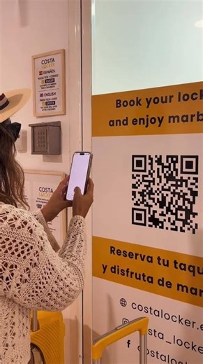 Tutorial how to Book a Locker / Tutorial como reservar una consigina de equipaje