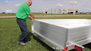 Aluma Trailer 7212 HSLR in use. | Aluma Trailers