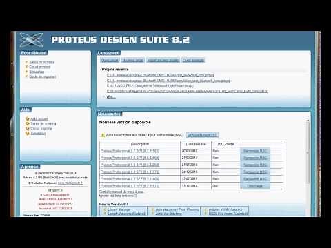tuto Proteus V8 ISIS ARES - saisie de schéma et routage de carte
