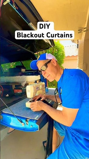 This Blackout Curtain Hack Changed Everything #stealth #camper #diy
