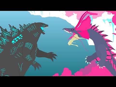 Godzilla vs Tiamat | Godzilla x Kong : The New Empire Epic Fight