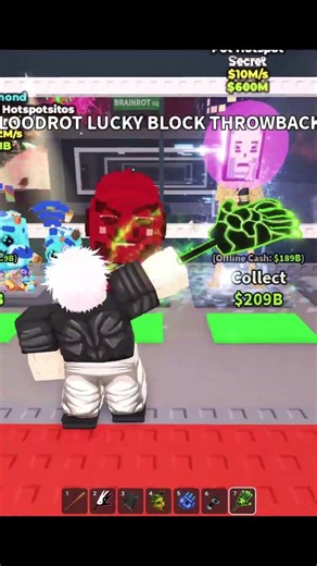 New 2026 bloodrot admin lucky block #roblox #stealabrainrot