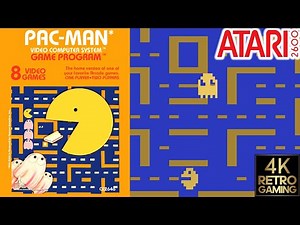 Pac-Man Atari 2600 4k Gameplay