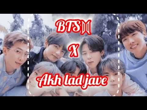 Bts × Akh lad jave song #btseditonhindisong ‪@ItzAngelEdits‬