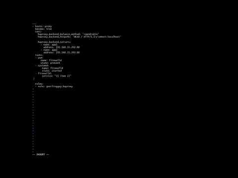 HAPROXY role using geerlingguy haproxy RHEL7/Centos7 - Ansible EX407/RHCE 8 EX294