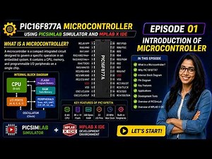 PIC16F877A Projects with PICSimLab | Episode 1: Introduction to Microcontroller | Embedded Systems