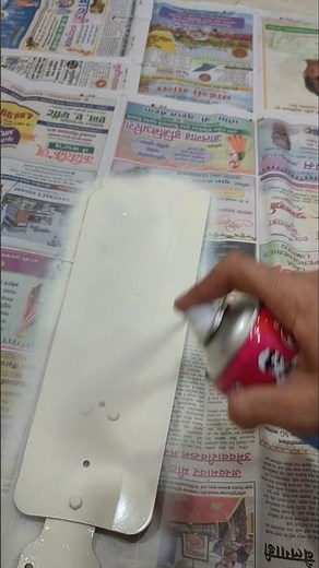 Spray painting of blades of fan |table Time #viral #shorts