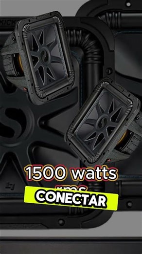 What amplifier do two 12-inch Kicker L7 subwoofers need? #caraudio #subwoofer #cars