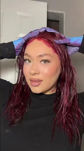 Revived & refreshed cherry cola hair using Wrath + Ritual 🍒🥤🤍