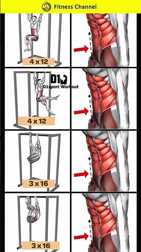 Best LOWER Abs Workout - 4 Hanging Exercises for a Stronger Core! #fitness