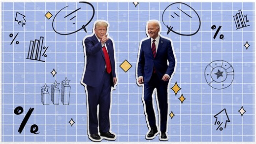 Trump leads in swing-state polls and is tied with Biden nationally