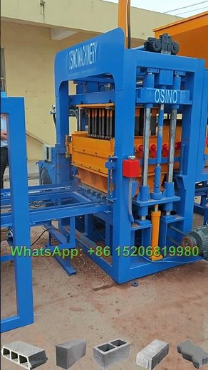 machine a poser les parpaings briques blocs de ciment beton automatique block making machine